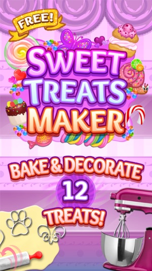 Sweet Treats Maker - Make, Decorate & Eat Sweets!(圖1)-速報App