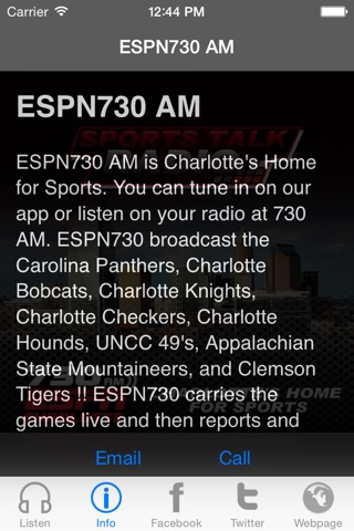ESPN 730 AM Charlotte screenshot 2