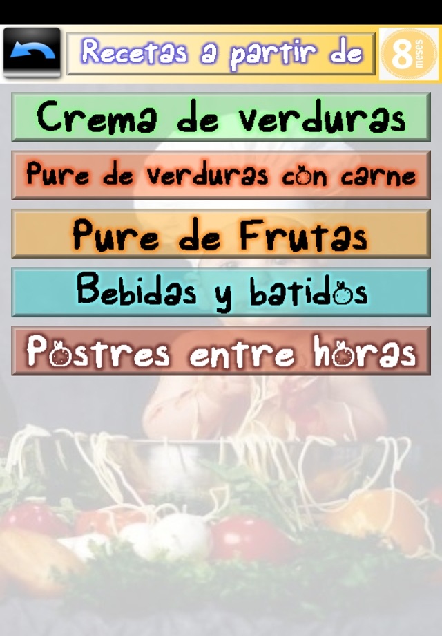 Recetas para mi bebe screenshot 2