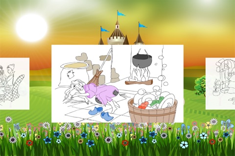 Cinderella. Coloring book for children screenshot 3