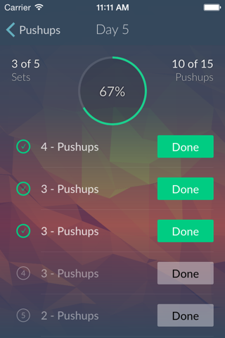 Pushups - 30 Days Workout Plan screenshot 2