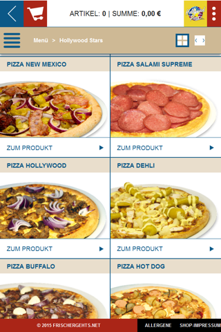 Hollywood Pizza screenshot 2