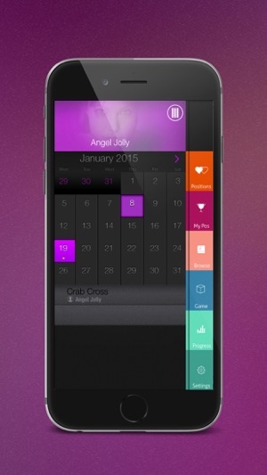 Sex Organizer - Sex Positions Calendar & Dater(圖3)-速報App