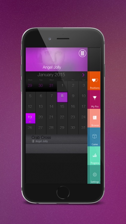 Sex Organizer - Sex Positions Calendar & Dater