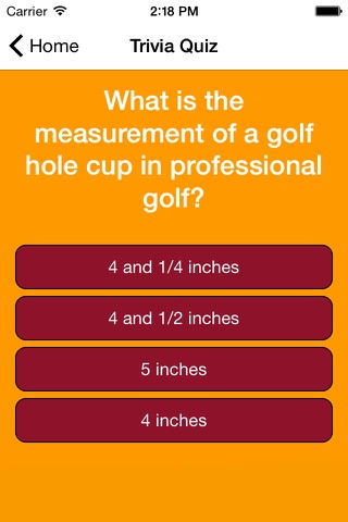 Golf Trivia+ screenshot 2