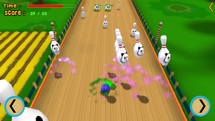 pandoux crazy bowling for kids - free game screenshot-4
