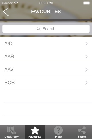 Technical Abbreviations screenshot 3