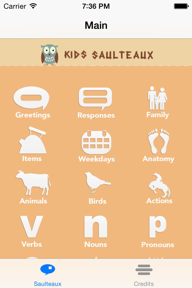 Saulteaux Language App screenshot 2