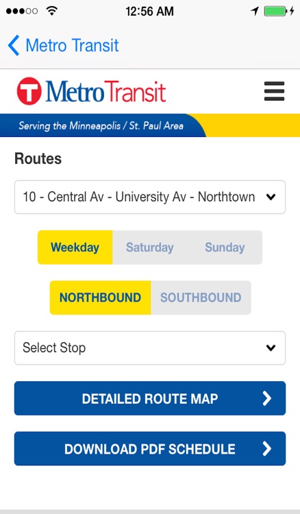 Minneapolis / Saint Paul Metro Transit Instant Route/Stops Finder and Bus Tracker + Street View + Nearest Coffee Shop Pro screenshot-3