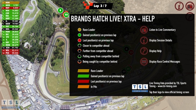 Brands Hatch LIVE! Xtra - Live Timing, Vehicle Tracking & Co(圖3)-速報App