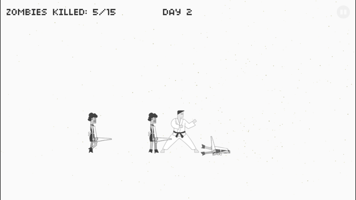 Karateka vs. Zombies The Casual Action Adventure Game