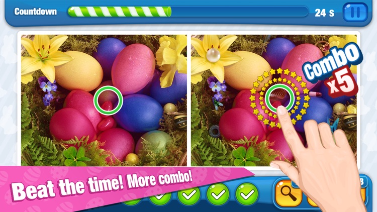 Spot Easter Eggs! Find the Differences: Kids & Toddlers Game