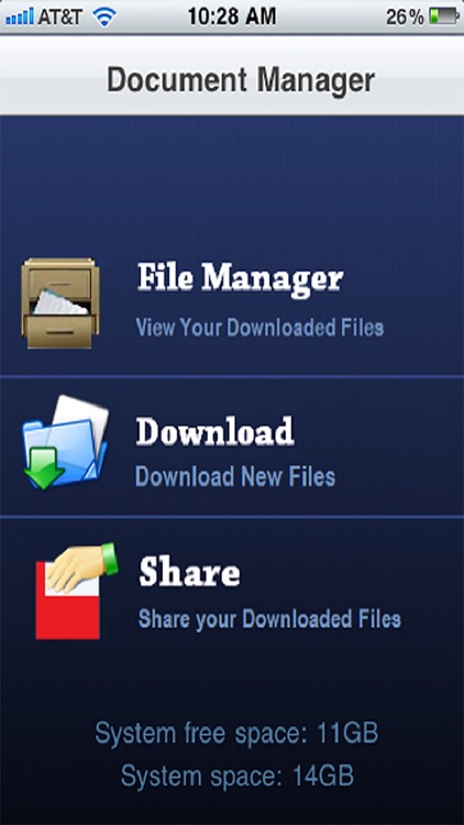 Files and Folders ( Download, Store, View and Share Files and Documents )