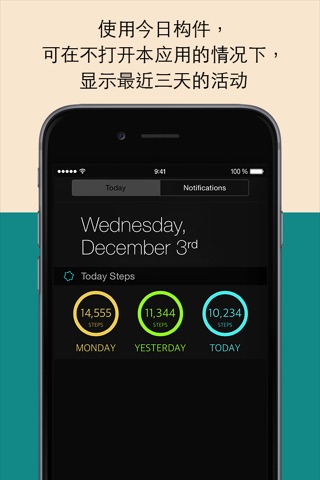 TodaySteps - the definitive pedometer screenshot 2