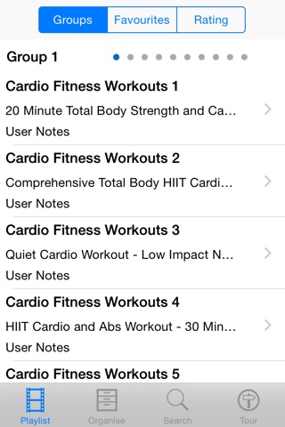 Cardio Fitness Workouts screenshot 2