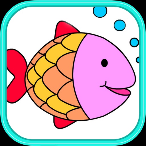 Aquarium Fish Coloring iOS App