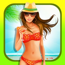 Bikini Beach Babe Jump: Run On the Hot Sand