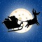 Santa Claus silent night flying adventure