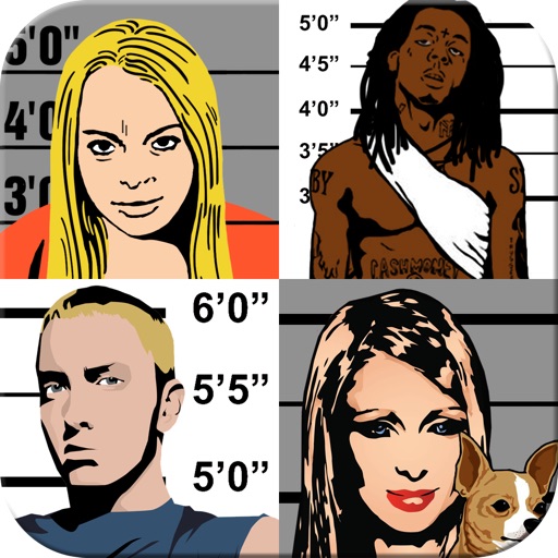 Guess the Celebrity Mugshot icon
