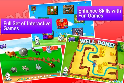 Old MacDonald Had a Farm by Bacciz, a kids and toddler app for children who love animals, music apps, and to play fun, educational games screenshot 3