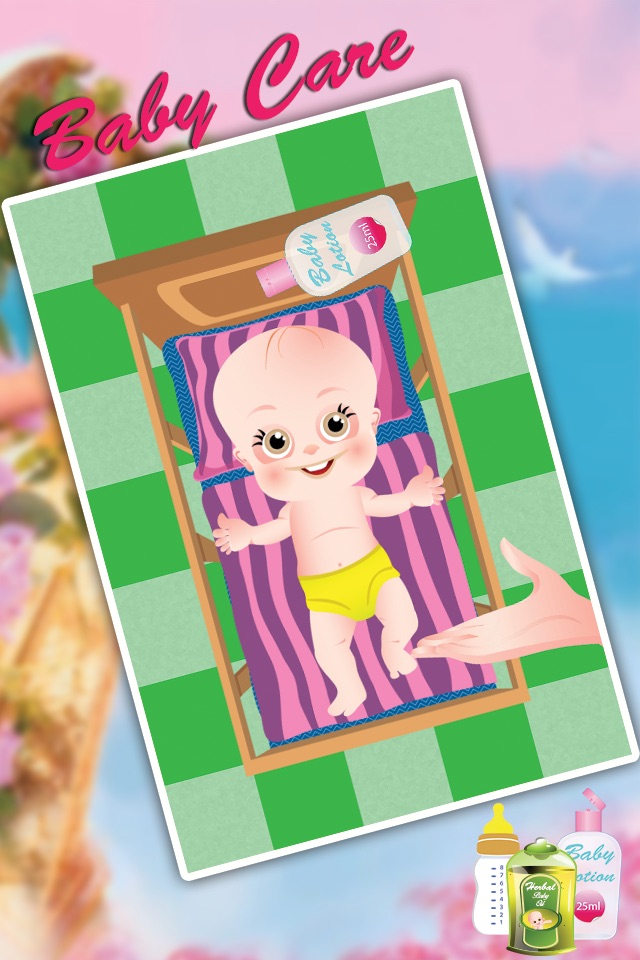 Newborn Baby Care - Mommy's love, dress up and a mother care game for kids screenshot 3