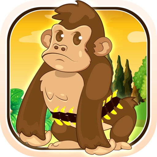 Baby Gorilla Banana Fight - Shoot Nasty Hippos Mania icon