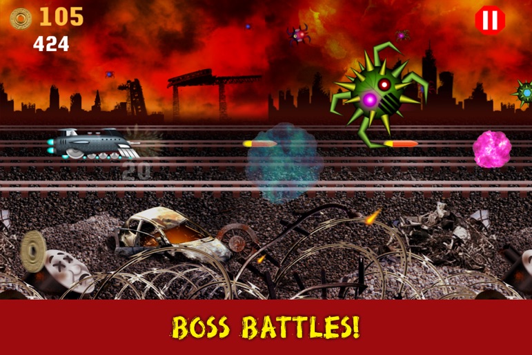 Battle Trains Rocket Railroad: Subway Rail Surfers Rush & Run Game screenshot 5