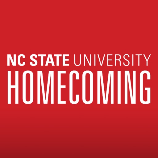 Red and White: NC State University Homecoming App icon