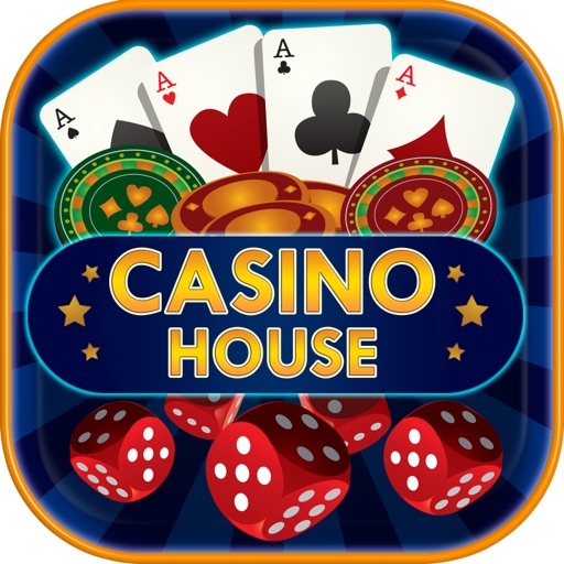 Casino House: Blackjack, Slot Machine, Craps, Bingo,Baccarat,Video Poker,Keno,Roulette
