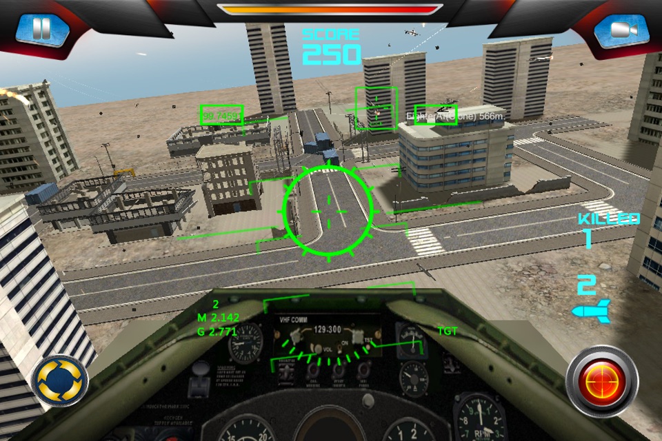 3D Jet Fighter Unlimited Air Combat Free screenshot 2