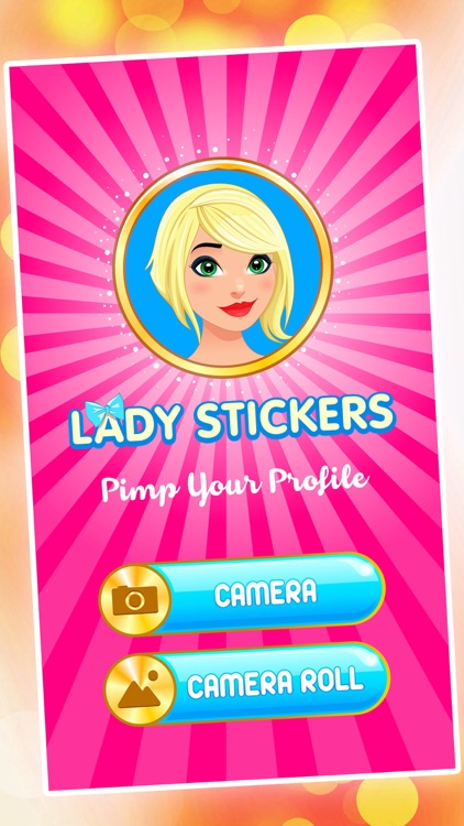 Lady Stickers - Girls Photos Glamour - Add Fun Stickers to Your Pictures