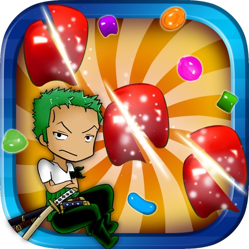 Action Samurai Candy Slice Puzzle Popstar icon