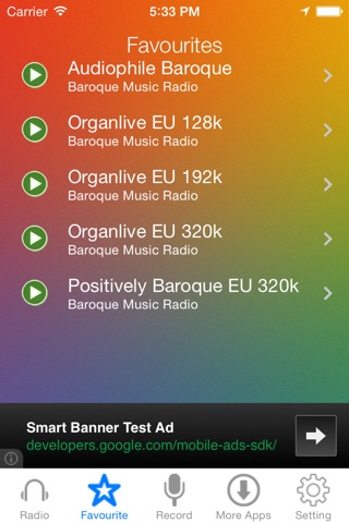 Baroque Music Radio Recorder screenshot 3