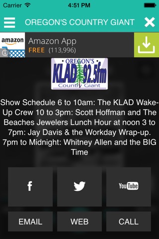 92.5 KLAD, Klamath Falls screenshot 3