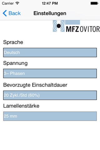 MFZ Ovitor Calculator screenshot 4