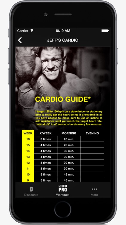 Like A Pro Bodybuilder - Bodybuilding app & workout plans by IFBB Pro Jeff Long screenshot-4
