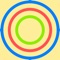 Mindfulness big test color circle, with the time to accelerate more and more blinding eye, it can not help but want to try and try again, to vent the pressure to catch circle, you tried it