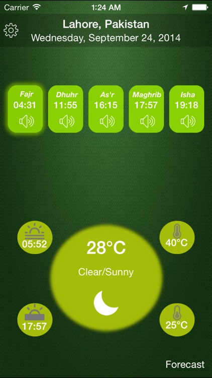 Athan: Weather Forecast & Salaat Times