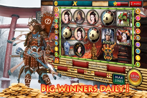 Samurai Dojo Warrior Slots: Epic Japanese Shogun Casino Odyssey screenshot 4