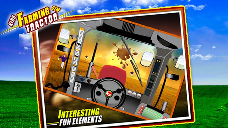 Kids Farming Tractor Sim - Driving Game