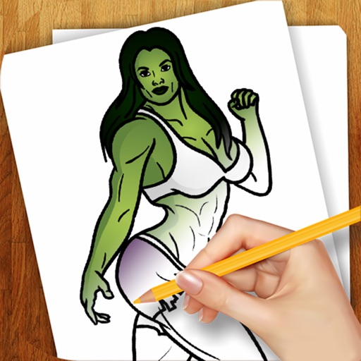 Learn How To Draw : Superheroes Women icon