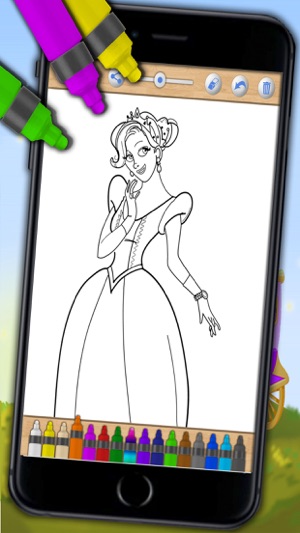 Princesas para pintar- Libro para colorear mágico(圖4)-速報App