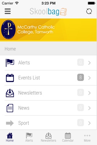 McCarthy Catholic College Tamworth - Skoolbag screenshot 2