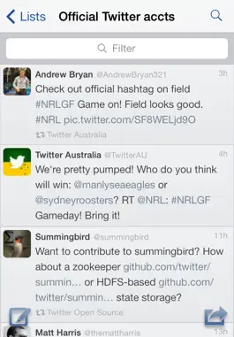Game screenshot Twilst - List centric Twitter apk
