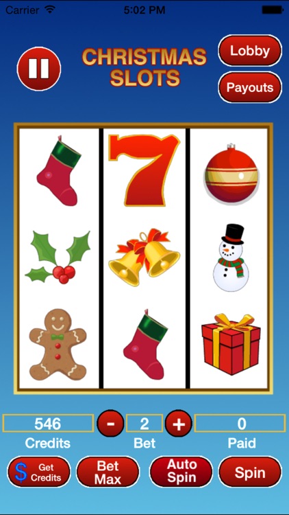 AAA Christmas Slots 2014 - Free Holiday Slot Machine! screenshot-4