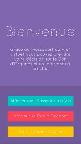 Game screenshot Passeport de Vie apk