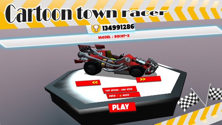 ` 3D Cartoon Town Racer Racing Simulator Free game