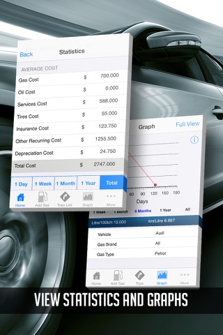 PRO Vehicle - International Fuel App - Gas Mileage MPG Calculator - GPS Car Logbook screenshot 3
