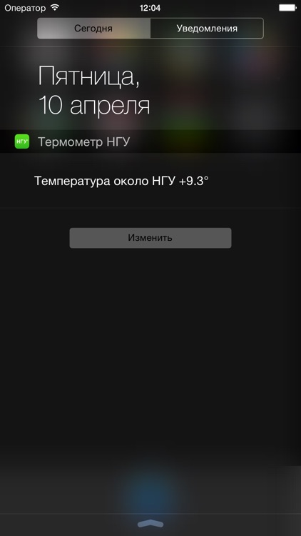 Термометр НГУ