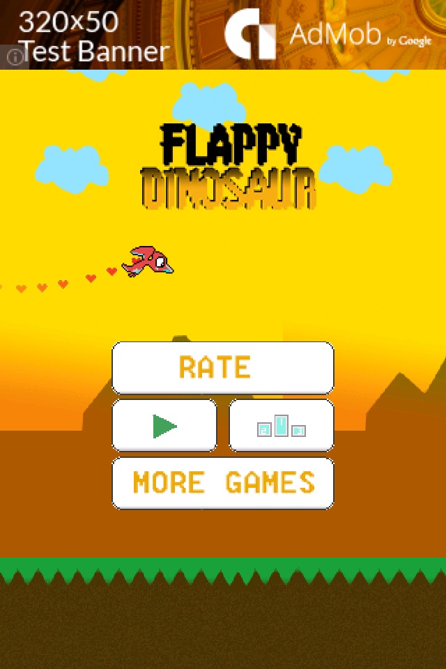 Flappy Dinosaur! Lite screenshot 2